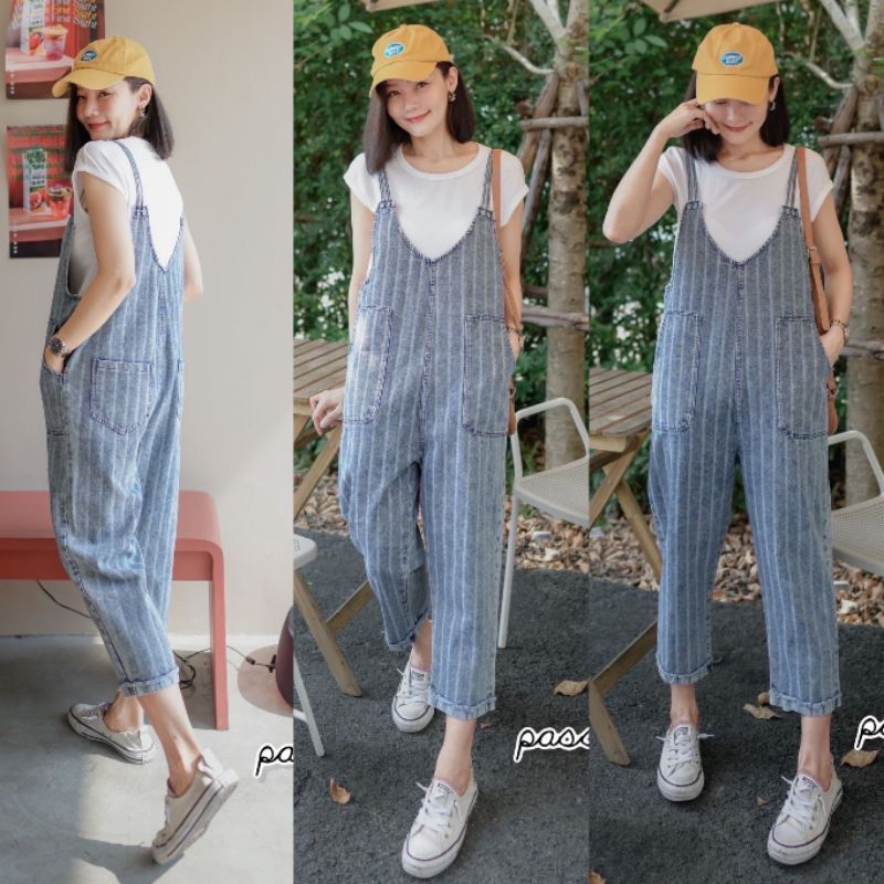 PW#เอี๊ยมยีนส์#เอี๊ยม#เอี๊ยมลายทาง#password