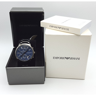 นาฬิกา EMPORIO ARMANI MENS AR11215 RENATO 43 MM QUARTZ CHRONOGRAPH พร้อมกล่อง (ใหม่)