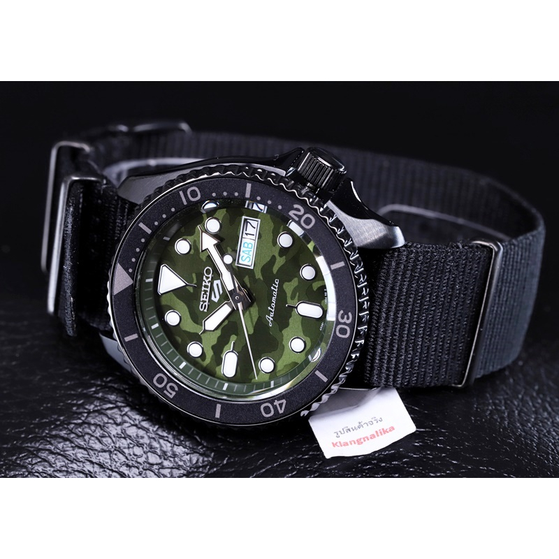 นาฬิกา NEW SEIKO 5 SPORTS Camouflage Street Style รุ่น SRPJ37K / SRPJ37K1