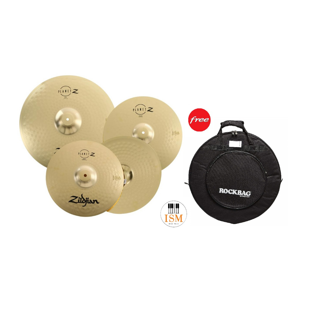 Zildjian ฉาบแบบชุด Cymbal box set รุ่น Planet Z ** Free Cymbal Bag **