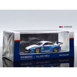 Old &amp; New 997 Blue / White Decal included Official collaboration and licensed 1:64 (TARMAC)