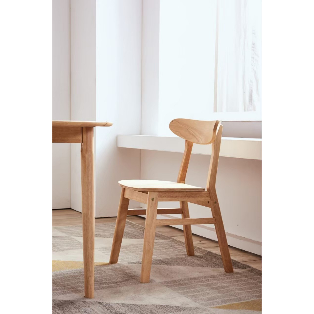 เก้าอี้ Ikea Plus ผลิตจากไม้ยางพาราแท้ 100%