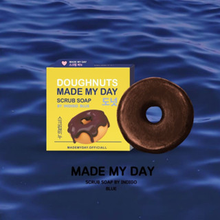 MADE MY DAY SCRUB SOAP BY IDIGO BLUE สบู่โดนัทระเบิดผิว