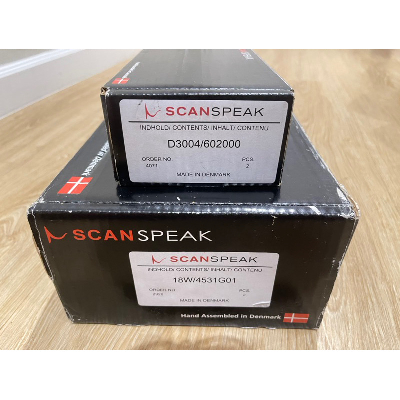 ลำโพง ScanSpeak D3004/60200 18W/4531 ของใหม่
