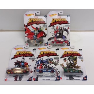 Hotwheels Spiderman Venom set 5คัน แพ็คสวย