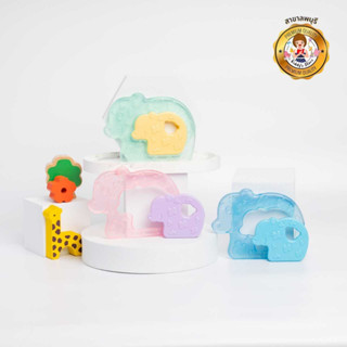 ATTOON ยางกัดเล่นหมีแม่ + ลูก Water Filled Teether Bear with Baby