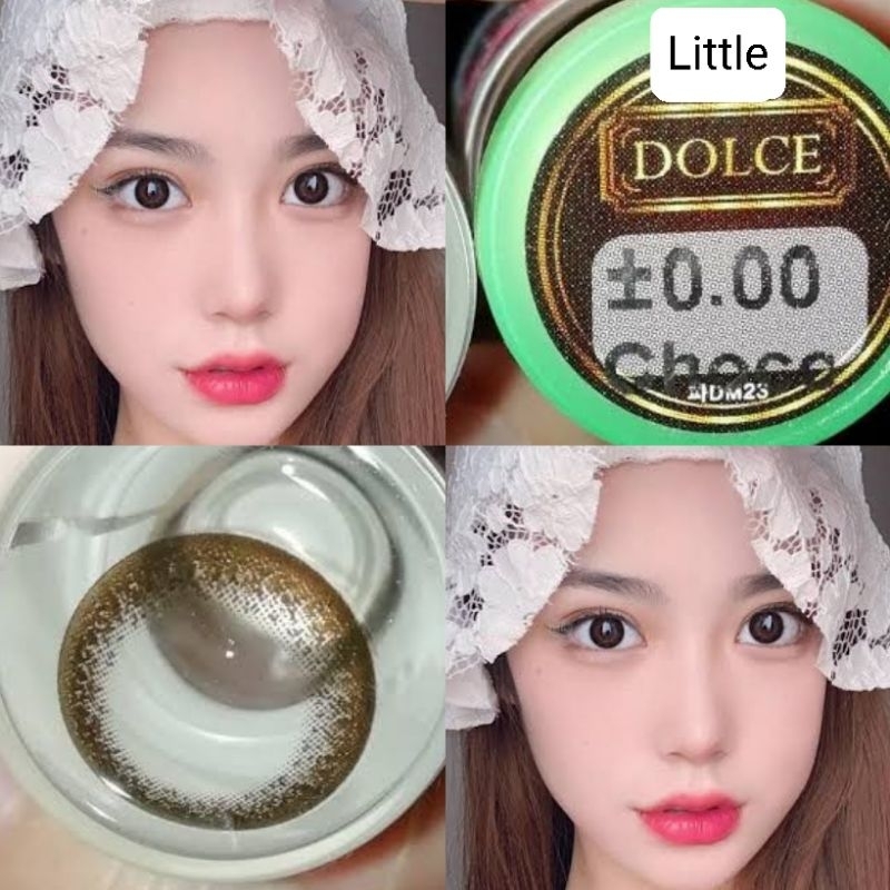 คอนแทคเลนส์ มี อย.ไทย รุ่น Mini Dolce สีตาล/Choco Brown/Choco มีค่าสายตา (0.00)-(-10.00) รายเดือน
