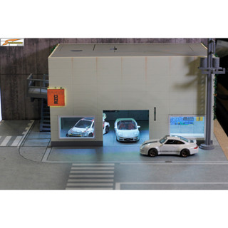 ฉาก ไดโอรามา สเกล 1/641/64 Magic City Diorama Type One Japan Tuner Shop