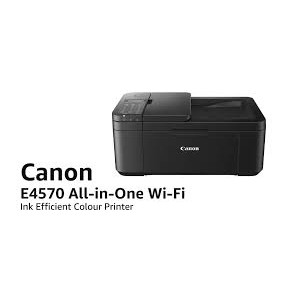 Ink (All-in-one) CANON PIXMA E4570Print Speed : ขาวดำ 8.8 / สี 4.4 (แผ่น/นาที)  : สูงสุด 4800 x 1200 dpi Copy ประกัน 1ปี