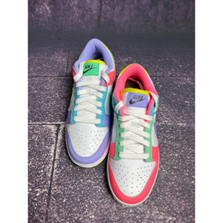 [แท้ 100%] Nike Dunk LowSE easter candy DD1872-100