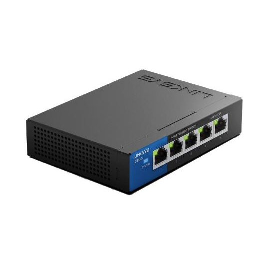 LINKSYS LGS105 UNMANAGED 5-PORT BUSINESS DESKTOP GIGABIT SWITCH LGS105-AP