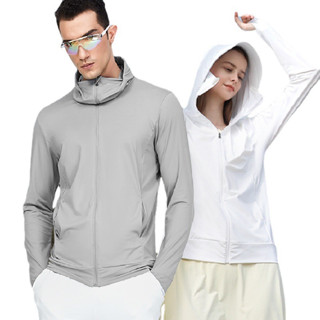 เสื้อคลุมกันแดด เสื้อสำหรับนักกอล์ฟกันแสง UV UPF 50 + (YFU001) เสื้อฮู้ดแขนยาว Unisex