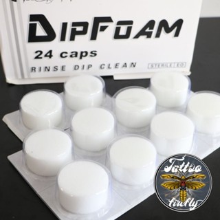 โฟมล้างเข็มสัก Dipform 24 ชิ้น/กล่อง/อุปกรณ์สัก