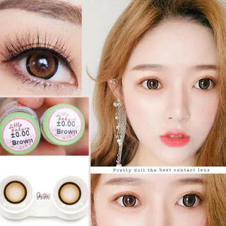 ส่งด่วนทุกวัน‼️คอนแทคเลนส์ Sakura Brown - Wink Lens / Pitchy Lens สีน้ำตาลขนาดตาโต