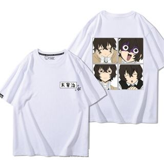 Bungo Stray Dogs Anime Gin and Nakajima Moon Beast Atsushi แฟชั่นเสื้อยืด Unisex - ลายอนิเมะสุดเท่ห์