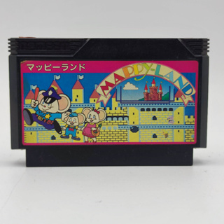 MAPPY LAND เล่นได้ เทสแล้ว ตลับแท้ Famicom [FC]