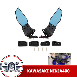 LED กระจกมองข้างมอเตอร์ไซค์ Kawasaki ZX6R ZX10R Ninja 250 400 650