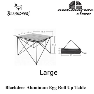 Blackdeer Aluminum Egg Roll Up Table โต๊ะอลูมิเนียมพับได้น้ำหนักเบา BD12112207