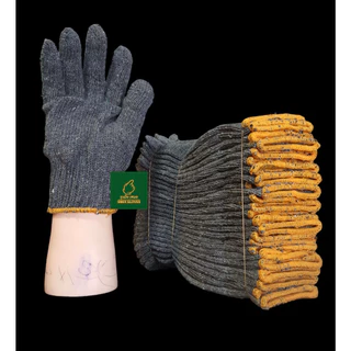 700กรัม+ ถุงมือผ้าฝ้าย หนาๆ ใส่ทำงาน 1 โหล 12คู่ COTTON GLOVES 700g