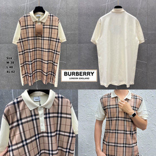 เสื้อโปโล Burberry 👕 Hiend 1:1 cotton 💯 เสื้อโปโลแบรนด์เนม