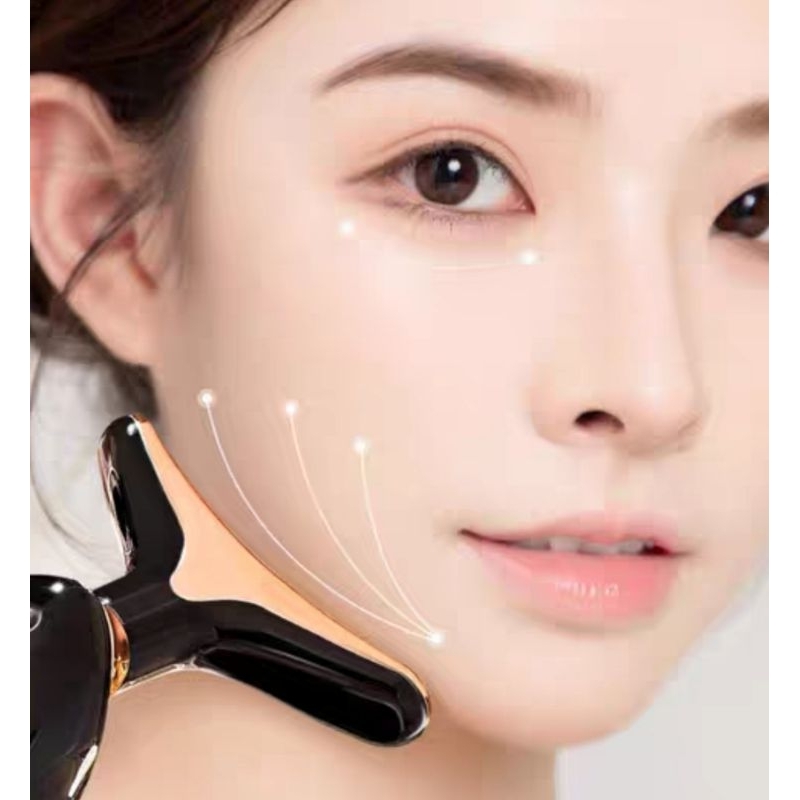 ส่งไว/แท้ เครื่องนวดหน้า HIH เครื่องนวดยกกระชับใบหน้า ช่วยกระตุ้นเซลล์ผิว สร้างคอลลาเจน​ ยกกระชับใบหน้า 1 อัน - รูปที่ 4