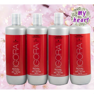 Schwarzkopf IGORA Royal Oil Developer 3%/6%/9%/12% ขนาด 900 ml ดีเวลล๊อปเปอร์ ไฮโดรเจน สำหรับผสมสี