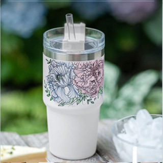 Stanley china exclusive floral cream 23 oz(ตำหนิจากการผลิต)