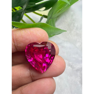 Pink sapphire Lab 15x15mm 1 pieces