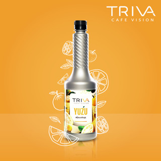 Triva Syrup Fruit Based  YUZU ส้มยูซุ (น้ำส้มผสมน้ำส้มยูซุเข้มข้น)