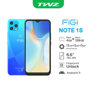 FIGI โทรศัพท์มือถือรุ่น NOTE 1S หน้าจอใหญ่6.6"HD Ram4/Rom128GB Android 11 แบตอึด4500mAh