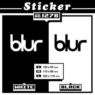 สติ๊กเกอร์ไดคัท blur [Sticker PVC]