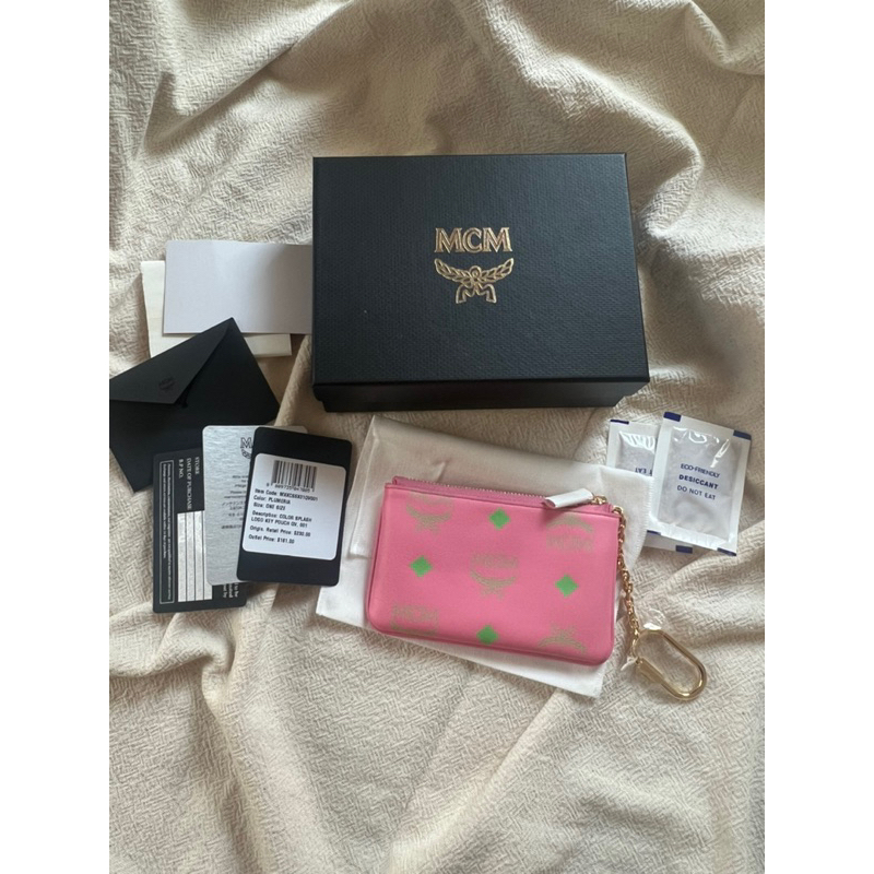 Brand New✨MCM key coin pouch ของแท้พร้อมกล่อง การ์ด