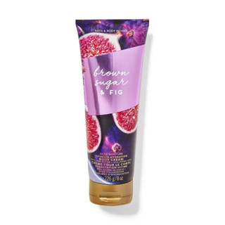 Bath and Body Works Brown Sugar &amp; Fig Ultimate Hydration Body Cream  226g. ของแท้