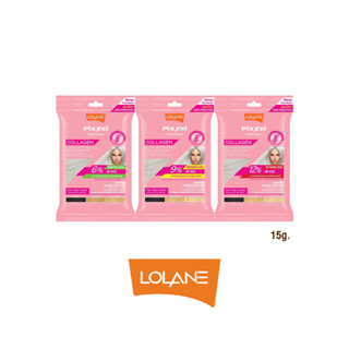 โลแลน คอลลาเจน บลีชชิ่ง พาวเดอร์ ผงฟอก Lolane Pixxel Collagen Bleaching Powder 15g.