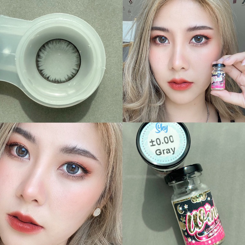 Sky eff.18 💥ค่าสายตา 0.00💥(บิ๊กอาย) Wink lens เลนส์กรองแสง กันยูวี