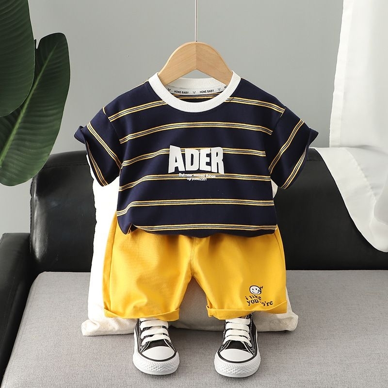 เซตเสื้อADERดำ+กางเกง