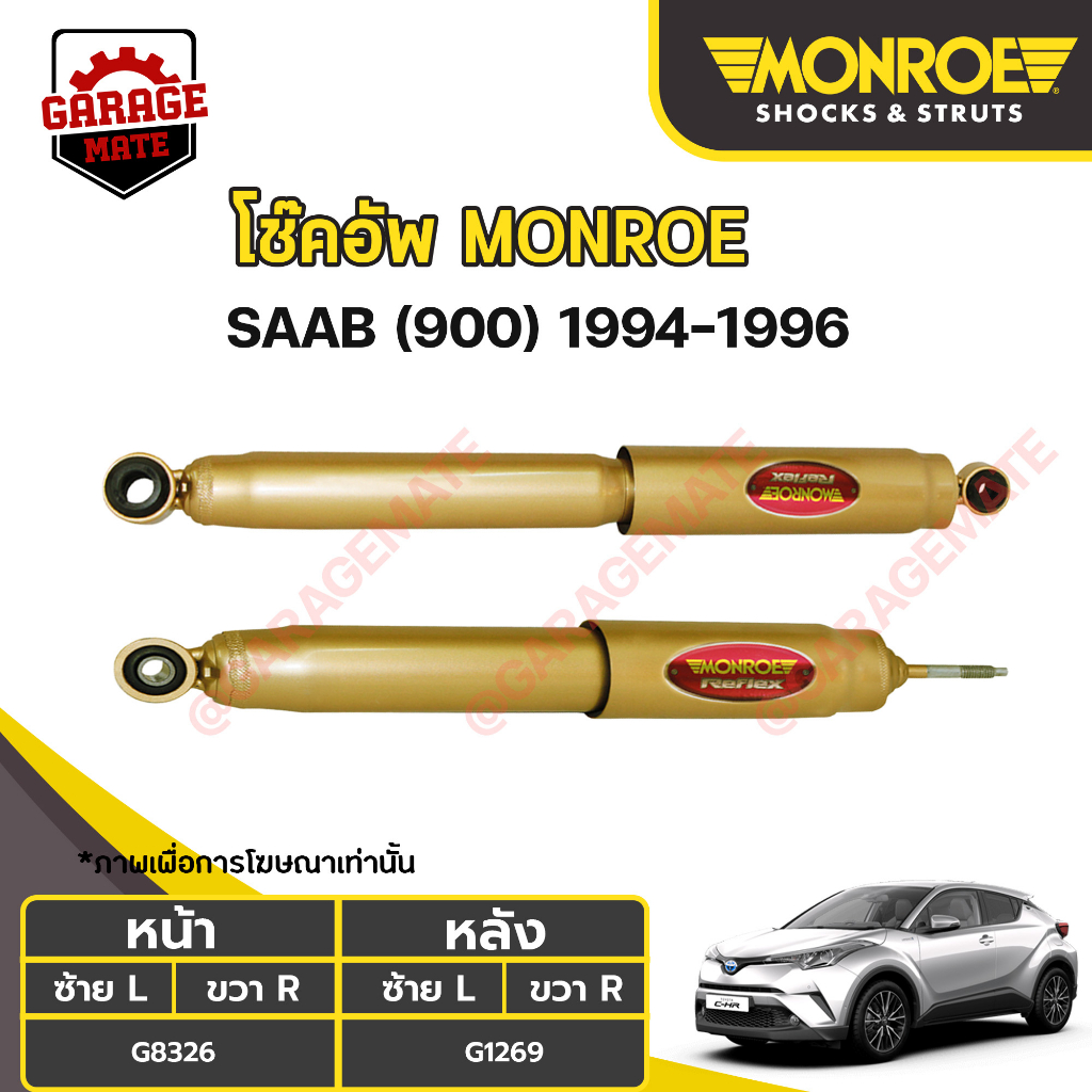 MONROE โช้คอัพ SAAB ซ้าบ 900 ปี 1994-1996