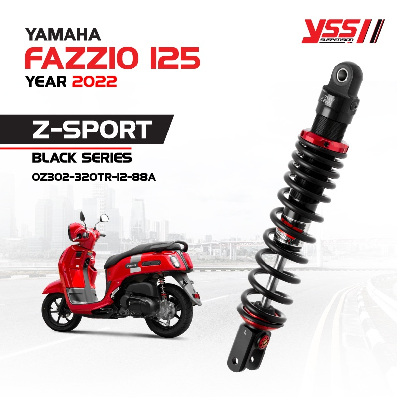 โช๊ค YSS แท้ รุ่น Z-SPORT สำหรับ YAMAHA FAZZIO 125 ฟาซิโอ ปี 2022 ขึ้นไป โช๊คหลัง โช๊คอัพ