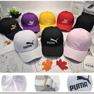 หมวกแก๊ปเบสบอล ปัก PUMA (มี 9 สี)หมวกกีฬา