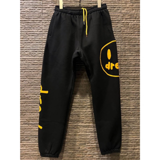 DREW HOUSE BY JUSTIN BIEBER SMILEY FACE MASCOT LOGO PRINT COTTON PANTS ดรูเฮาส์ สไมลีย์ เฟซ