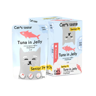 ( 48 ซอง ) อาหารเปียกแมว Cat’s Taste แมวสูงวัย 7 ปี+ ( 48 ซอง )