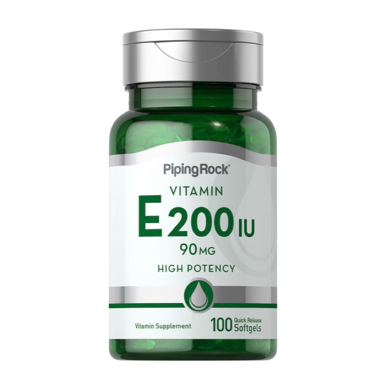 Vitamin E 200iu, 400iu 100 softgels