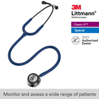 3M Littmann Classic III 27 inch, #5863 (Navy Blue Tube, Mirror Chestpiece)