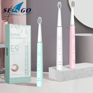 แปรงสีฟันไฟฟ้า Seago 548 แปรงสีฟันไฟฟ้าเด็ก มาตรฐานกันน้ำ IPX7 ชาร์จไฟได้ ดูแลช่องปาก เเปรงสีฟันไฟฟ้า