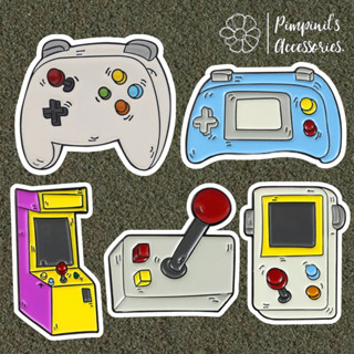 🇹🇭 พร้อมส่ง :เข็มกลัดเซ็ทคอนโซลเกมส์ | Game Console Enamel Brooch Pin Set.