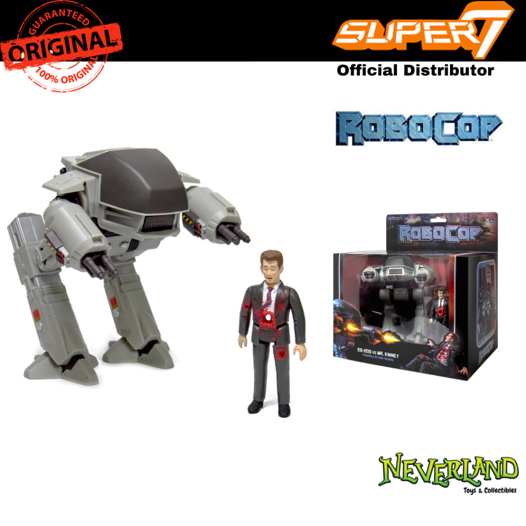 Super7 RoboCop ED-209 and Mr. Kinney Reaction Figure 2-Pack