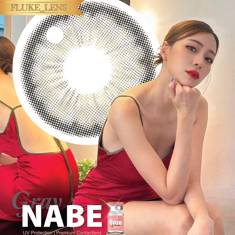 เลนส์ไฮโดรเจล ค่าอมน้ำ55% Nabe Roze hydrogel เลนส์กรองแสง รูปที่ 5