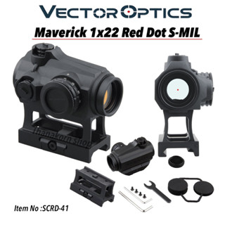 Maverick 1x22 Red Dot Scope S-MIL กล้องส่อง กันกระแทก กันน้ำ และกันฝ้า