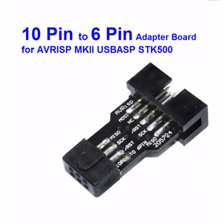 AVRISP/USBasp 10pin to 6pin Adapter