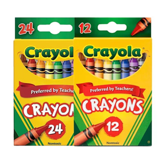 Crayola 12 color, 24 color, 64 color crayon for childrens kindergarten student safety graffiti painting crayon